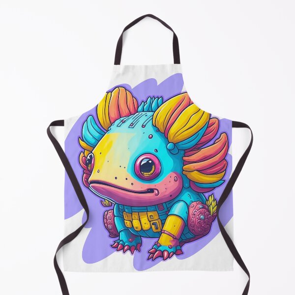Aperçu de l'œuvre Robot mignon Axolotl_009 créée et vendue par kornkokoro.