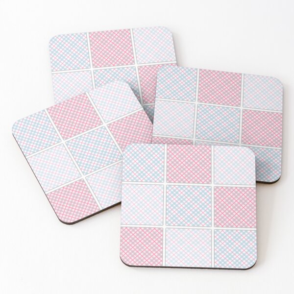 Item preview, Pink Plaid Patchwork designed and sold by Inspirarmi-.