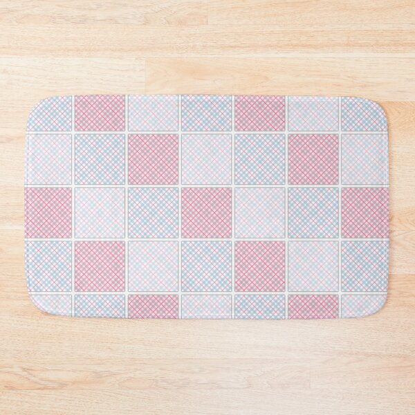 Item preview, Pink Plaid Patchwork designed and sold by Inspirarmi-.