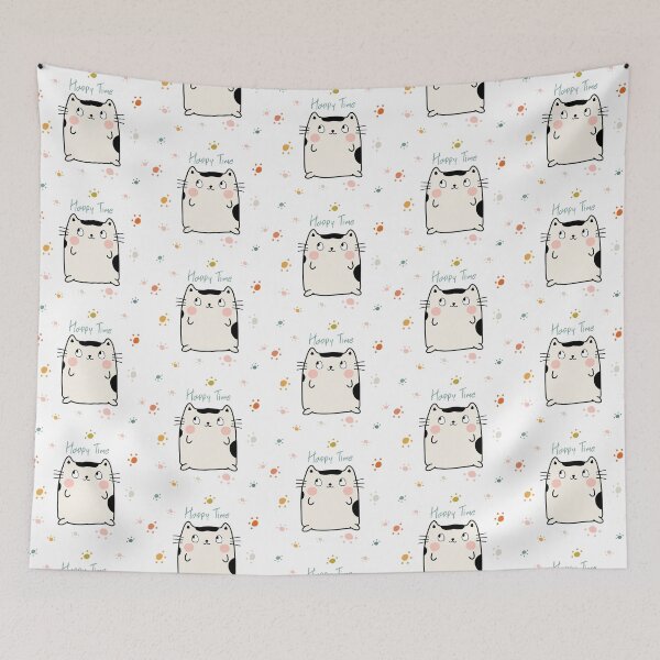 Item preview, Cat happy time very happy designed and sold by ipuyida1.