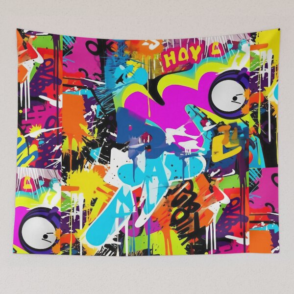 Item preview, Color Vibrations: Street Graffiti on the Mural designed and sold by Piotrek0001.