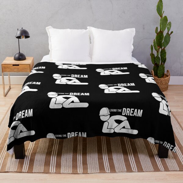 Item preview, Funny Construction phrase living the dream designed and sold by DisenyosDeMike.