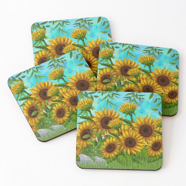 Item preview, Sunflower field designed and sold by farahmae.