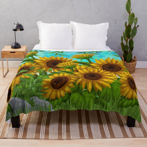 Item preview, Sunflower field designed and sold by farahmae.