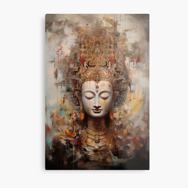 Pastel Kwan Yin Goddess and Lotus Flower Art Canvas - Reflections