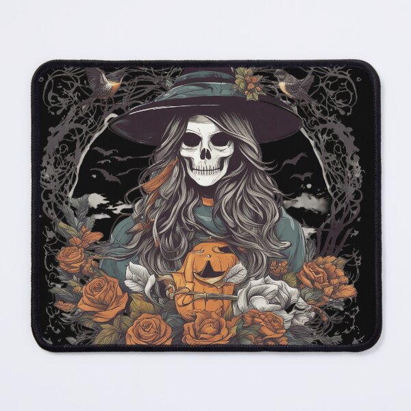Item preview, The Halloween Skull Sorceress designed and sold by LuizSilva1983.
