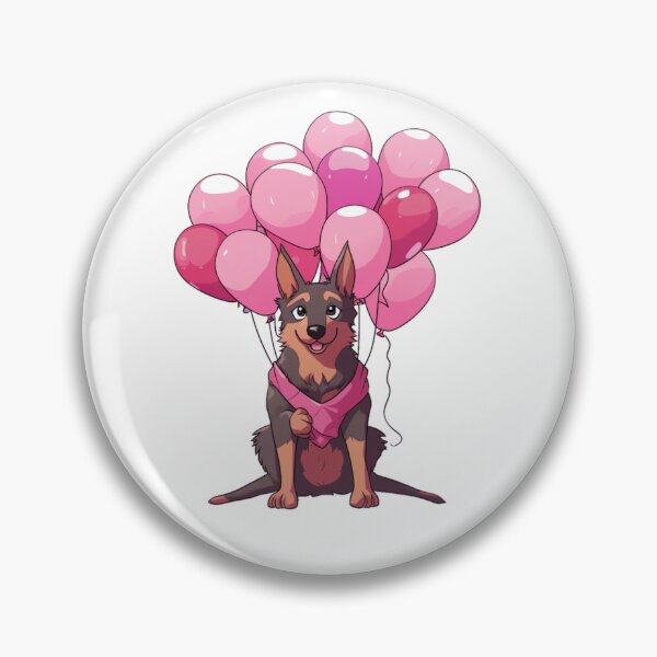 Artikelvorschau, Hund mit Luftballons entworfen und verkauft von PawelNature.