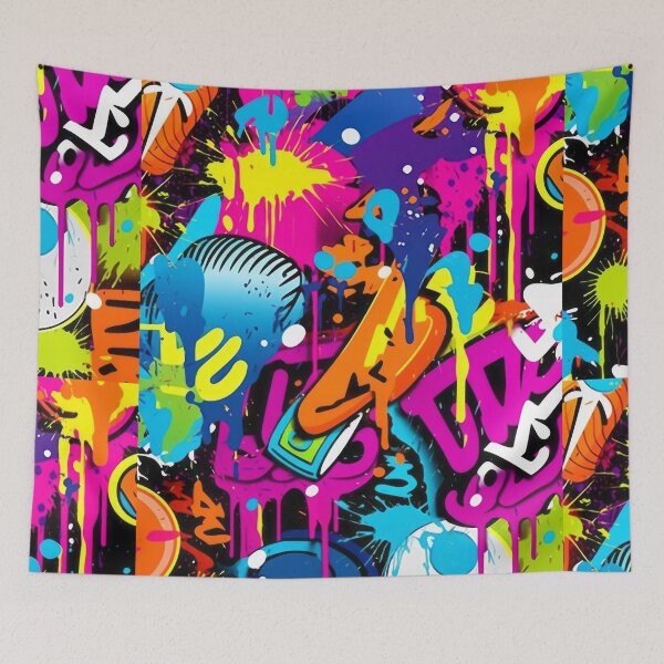 Item preview, Copy of Color Vibrations: Street Graffiti on the Mural designed and sold by Piotrek0001.