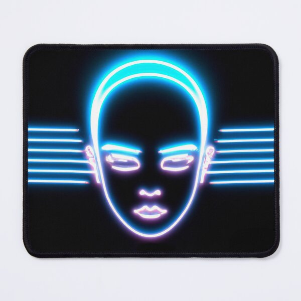 Item preview, Neon face female alien aesthetic designed and sold by nicopom.