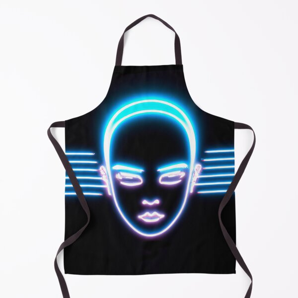 Item preview, Neon face female alien aesthetic designed and sold by nicopom.