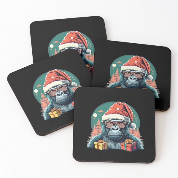 Item preview, Funny Gorilla Christmas Celebration designed and sold by conanjett.