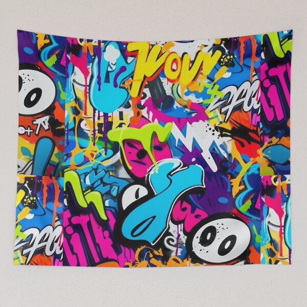 Item preview, Color Vibrations: Street Graffiti on the Mural designed and sold by Piotrek0001.