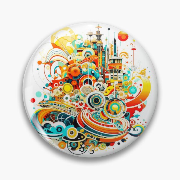 Item preview, A beautiful abstract print in the style of surreal engine designed and sold by spoo-art.