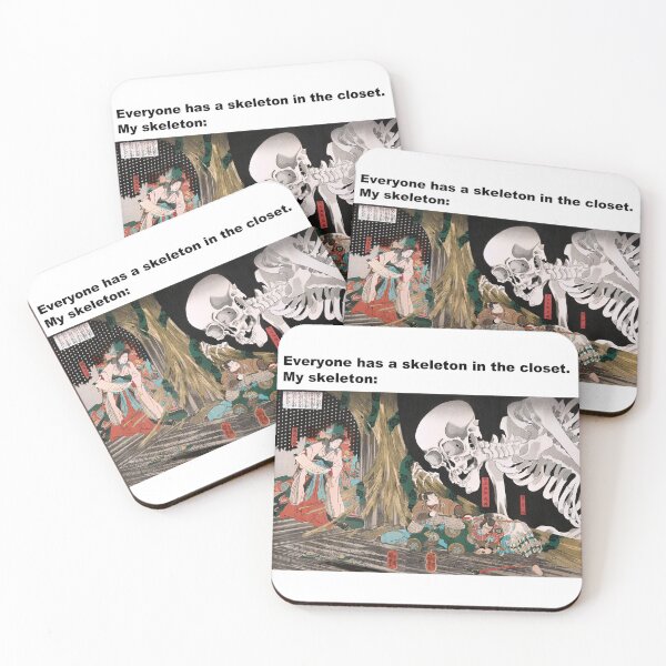 Item preview, A skeleton in the closet designed and sold by Klassikal-Art.