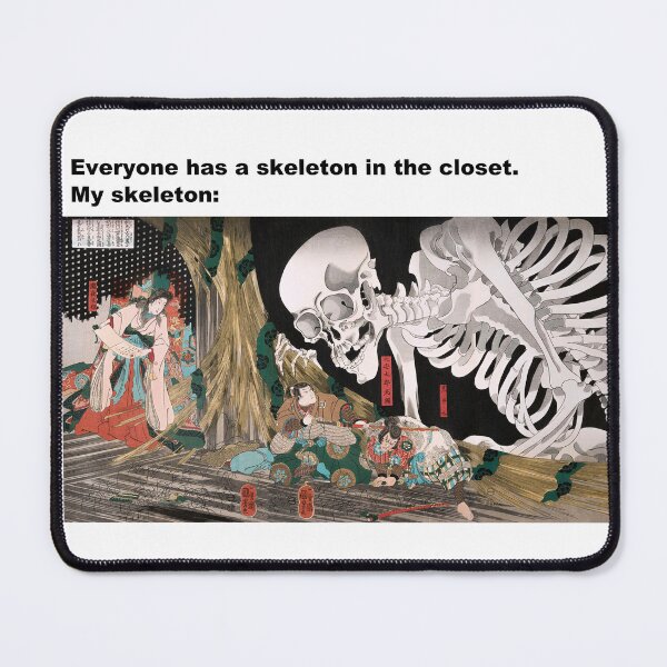 Item preview, A skeleton in the closet designed and sold by Klassikal-Art.