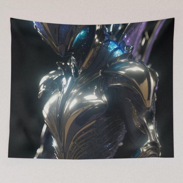 Item preview, Alien creature with opalescent skin designed and sold by Matthew554a.