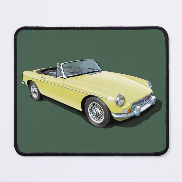 Item preview, MGB Roadster in pale primrose designed and sold by candc-retro.