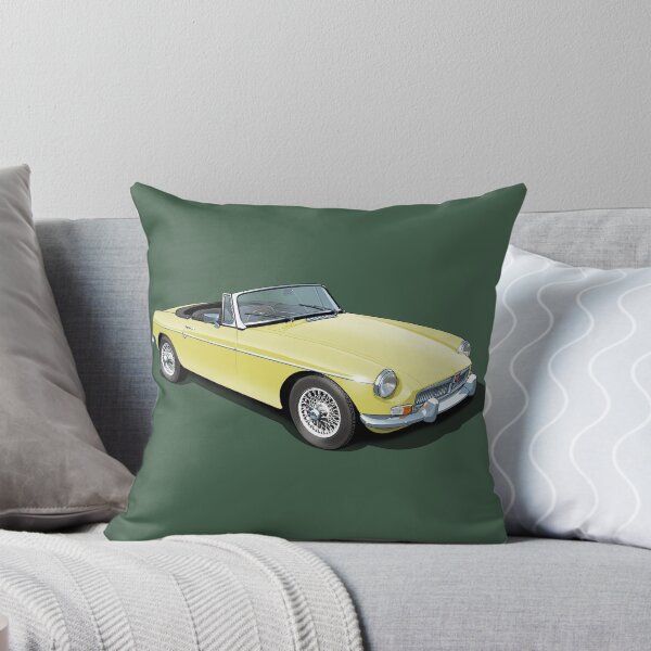 Item preview, MGB Roadster in pale primrose designed and sold by candc-retro.