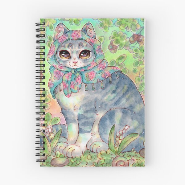 Item preview, Pastel Granny Cat babushkat Felipa designed and sold by Monniponi.