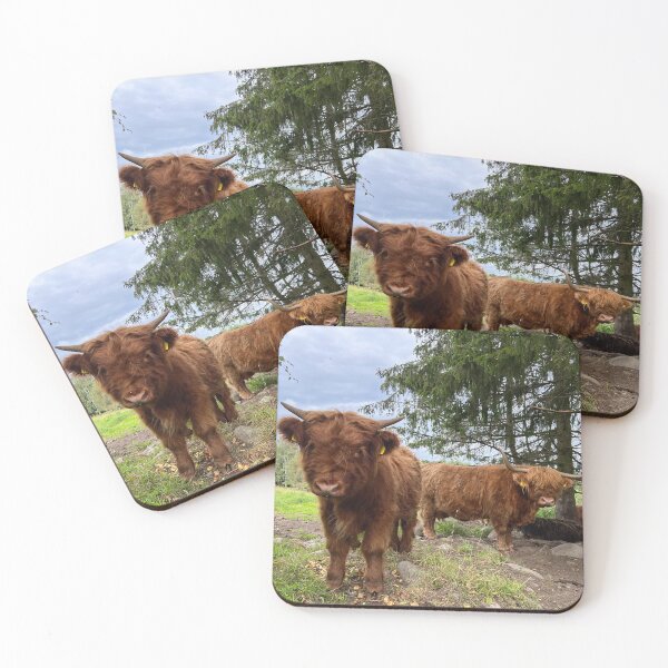Item preview, Scottish Highland Cattle Calf and Cow 4555 designed and sold by SaarelaHighland.