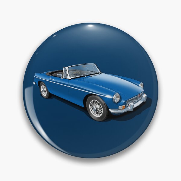 Item preview, MGB Roadster in mineral blue designed and sold by candc-retro.