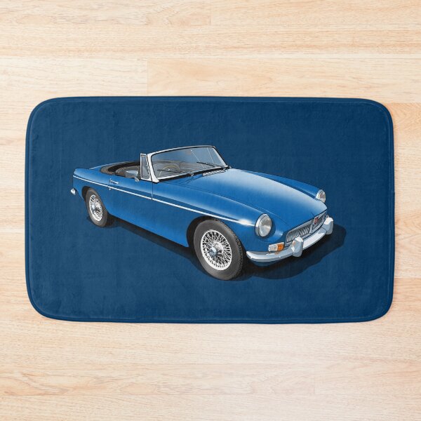 Item preview, MGB Roadster in mineral blue designed and sold by candc-retro.