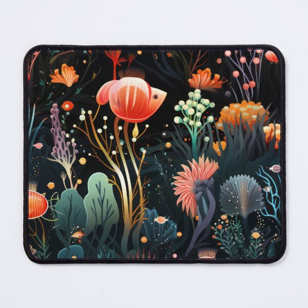 Item preview, Seamless pattern Ocean underwater a flock of fish designed and sold by JurgenGoLF.