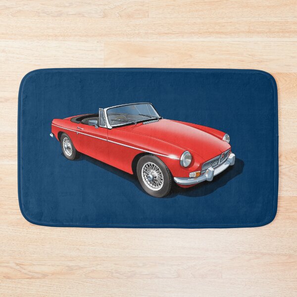 Item preview, MGB Roadster in flame red designed and sold by candc-retro.