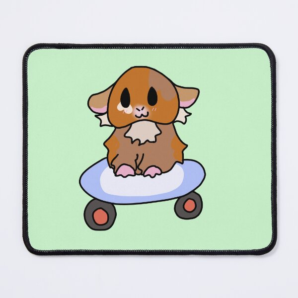 Item preview, Guinea pig on a skateboard  designed and sold by LucyzPlanet.