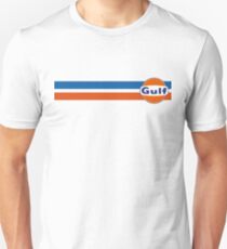 Gulf horizontal stripes Slim Fit T-Shirt