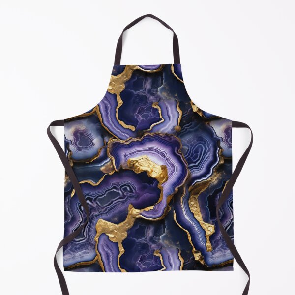 Item preview, Purple Blue Gold Geode Agate designed and sold by BilgePaksoylu.