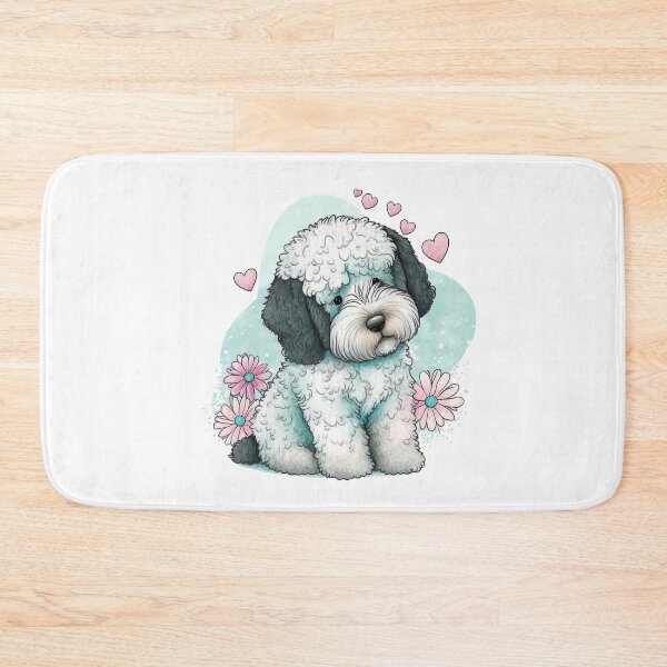 Item preview, Valentines sheepadoodle pup - a Furr-fect valentine gift for your dog-loving pet lover designed and sold by UmagineArts.