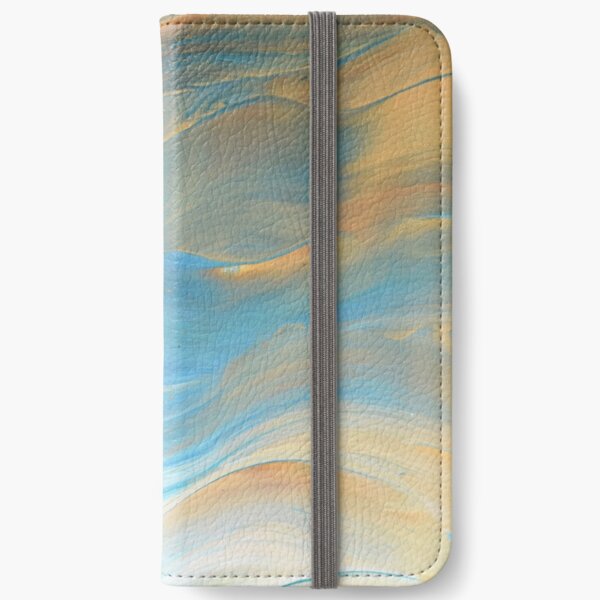 Fairy Wings: Acrylic Pour Painting iPhone Wallet