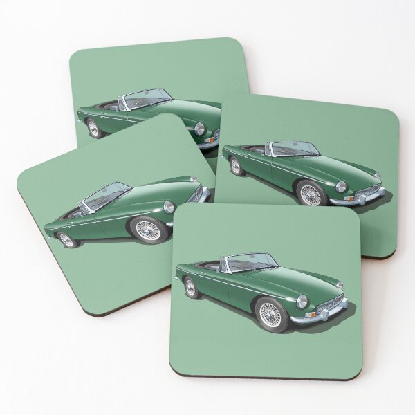 Item preview, MGB Roadster in british racing green designed and sold by candc-retro.