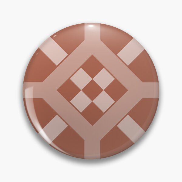 Item preview, Geometric Pattern: Seville: Umber Dark designed and sold by Red Wolf.