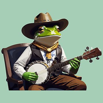 Banjo Frog Pin