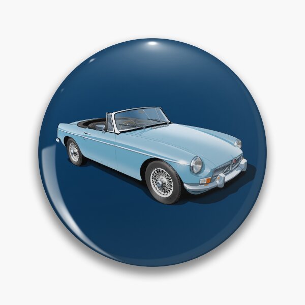 Item preview, MGB Roadster in iris blue designed and sold by candc-retro.
