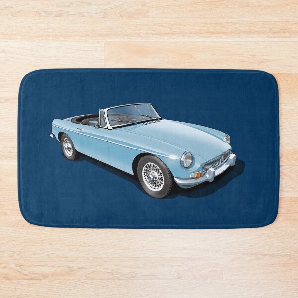 Item preview, MGB Roadster in iris blue designed and sold by candc-retro.
