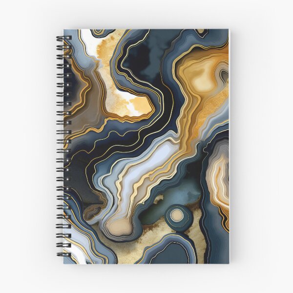 Item preview, Blue Beige Gold Agate Geode designed and sold by BilgePaksoylu.