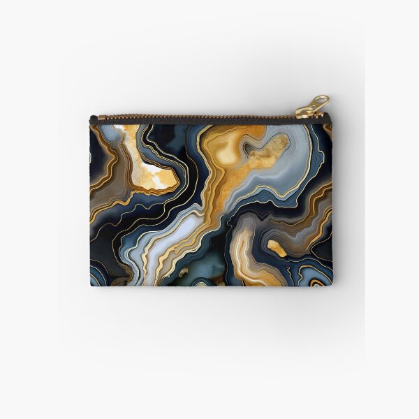 Item preview, Blue Beige Gold Agate Geode designed and sold by BilgePaksoylu.