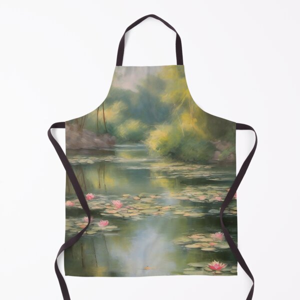 Item preview, Water Lily Pond Painting designed and sold by druidwolfart.