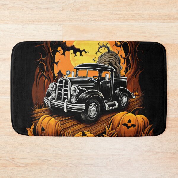 Item preview, Truck Ghost Pumpkin Halloween designed and sold by MagicColorPrint.
