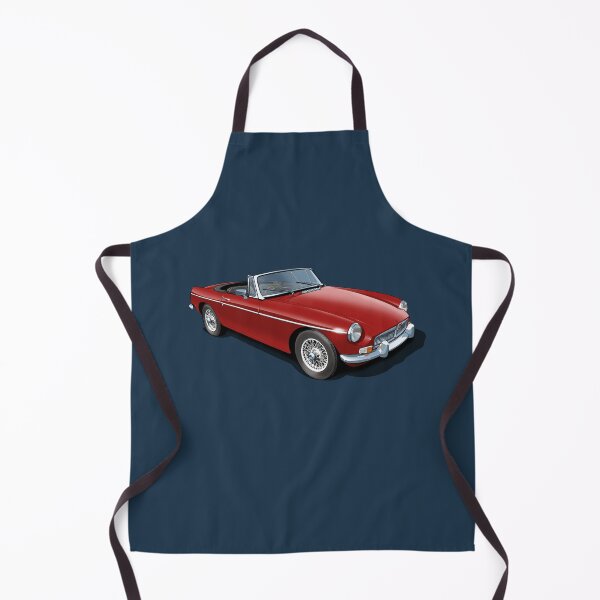 Item preview, MGB Roadster in tartan red designed and sold by candc-retro.