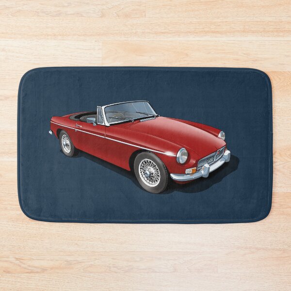 Item preview, MGB Roadster in tartan red designed and sold by candc-retro.