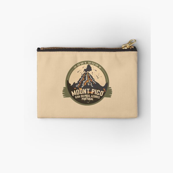 Item preview, Mount Pico volcano Ilha do Pico Azores Portugal Volcano Retro Vintage Badge designed and sold by mountainfad.