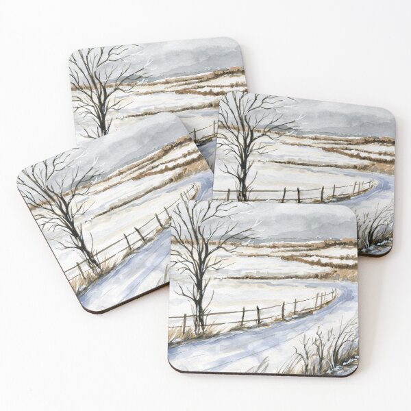 Item preview, "Snowy way" designed and sold by solgasart.
