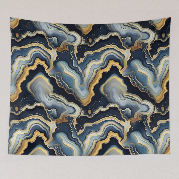 Item preview, Marble Agate Pattern with Gold designed and sold by BilgePaksoylu.