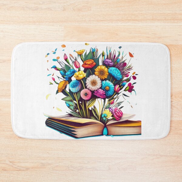 Artikelvorschau, Blumen wachsen aus Buchgrün entworfen und verkauft von ColorFlick.