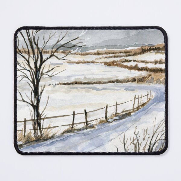 Item preview, "Snowy way" designed and sold by solgasart.