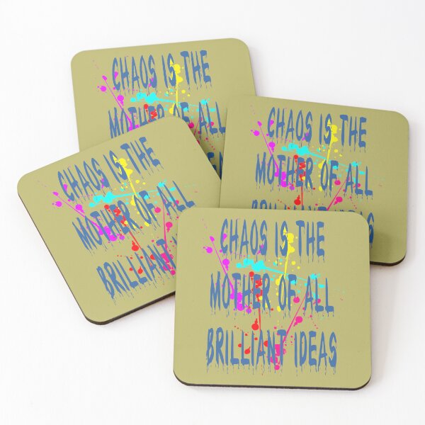 Item preview, Chaos IsThe Mother Of All Brilliant Ideas Quote designed and sold by taiche.